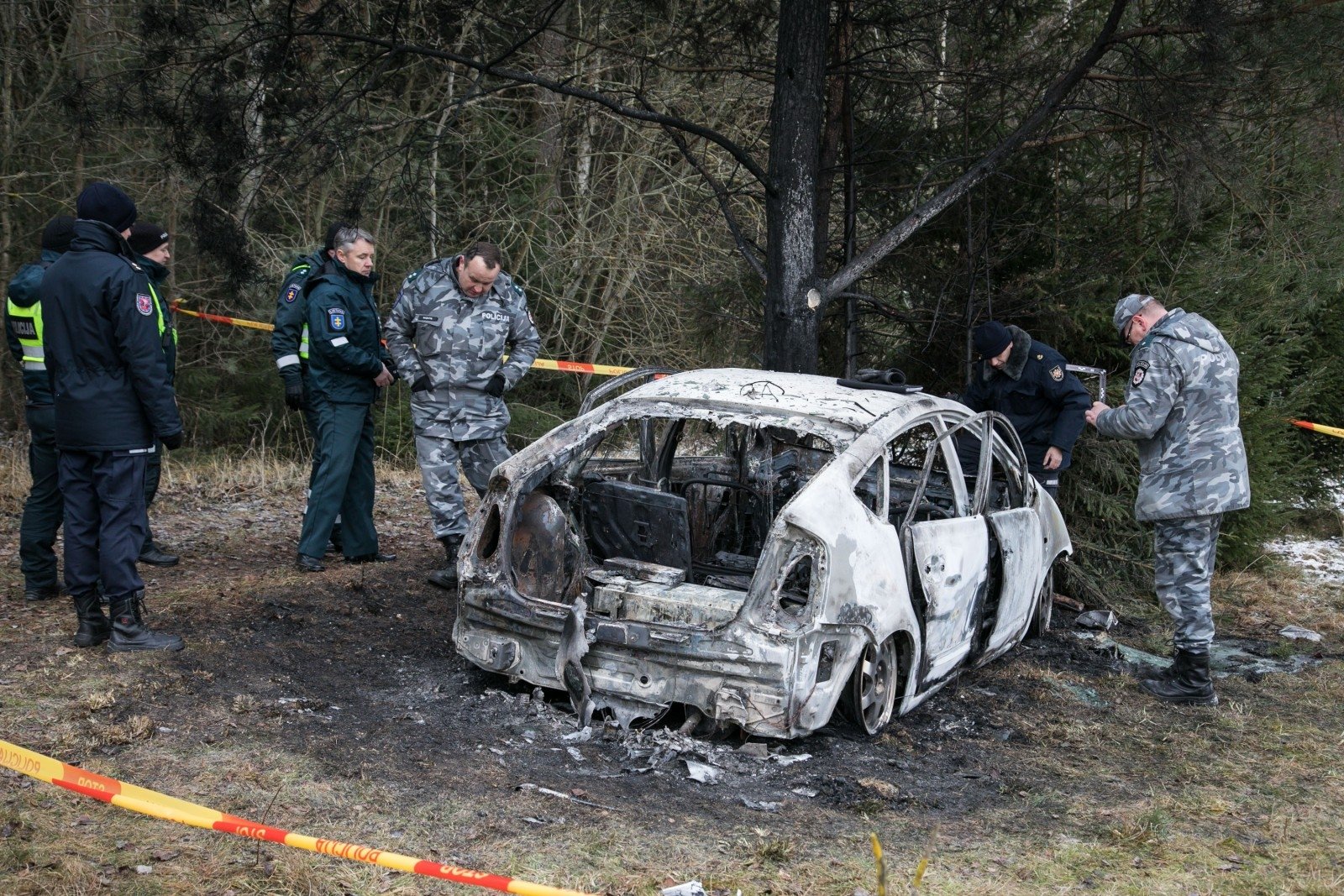 Siaubinga Tragedija Vilniaus Rajone: Automobilyje Sudegė žmogus